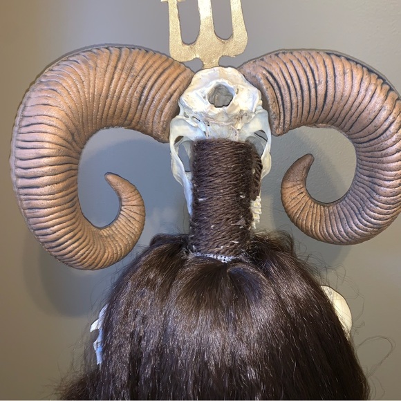 Warrior Goddess Headpiece Costume Cosplay Fantasy Skulls Dragon Con - Picture 6 of 7